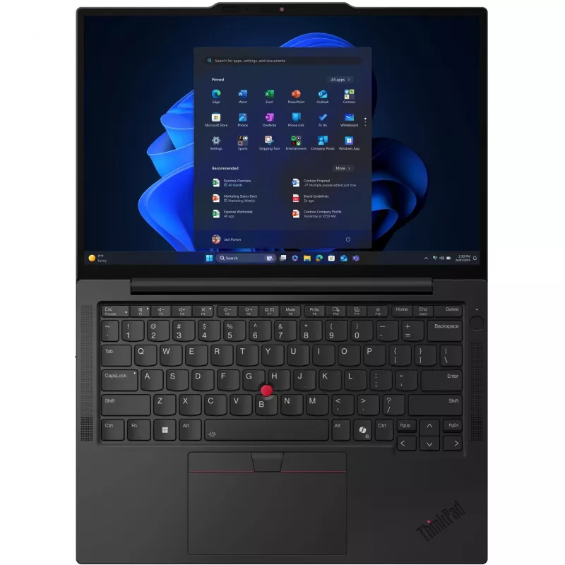 Lenovo ThinkPad X13 Gen 6 (Intel) Intel Core Ultra 5 225U Sülearvuti 33,8 cm (13,3 tolli) WUXGA 16 GB LPDDR5x-SDRAM 512 GB SSD Wi-Fi 6E (802.11ax) Windows 11 Pro Must