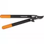 Fiskars 1001555 oksakäärid Bypass must, oranž