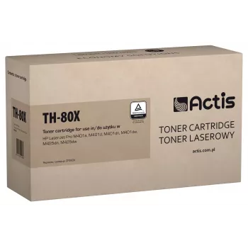 Toonerkassett ACTIS TH-80X asendus HP 80X CF280X, Standard, 6900 lehekülge, Must