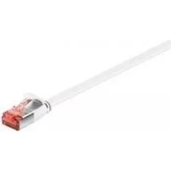 Wentronic Goobay CAT 6 lame patch-kaabel, U/FTP, valge, 15 m - vaskmaterjal (94922)