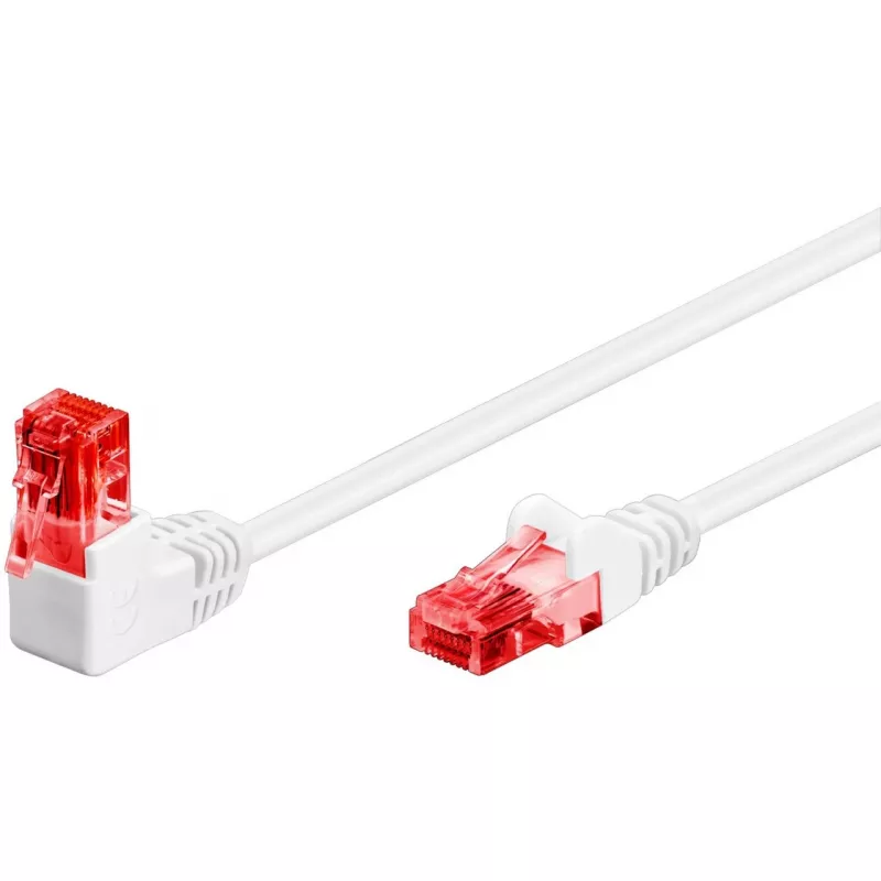 Patchcord U/UTP Cat. 6 GOOBAY 0,5 m, valge, mudel 51521