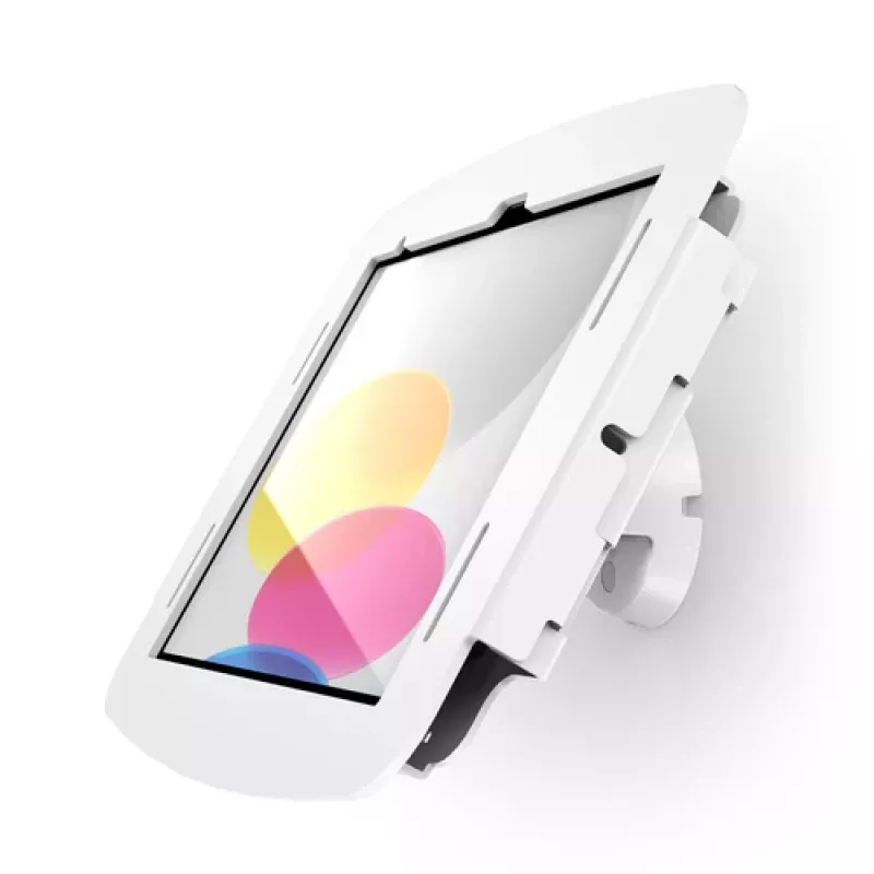 Compulocks iPad 10th-11th (A16) Gen Space Enclosure Bow Tilting Wall Mount valge - Mounting Kit (Enclosure, Kippbare Wall Mount)