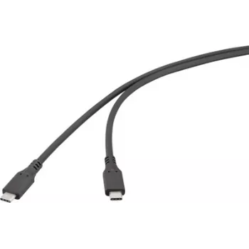 Renkforce USB-kaabel USB4 USB-C-pistik Must RF-6830438 (RF-6830438)