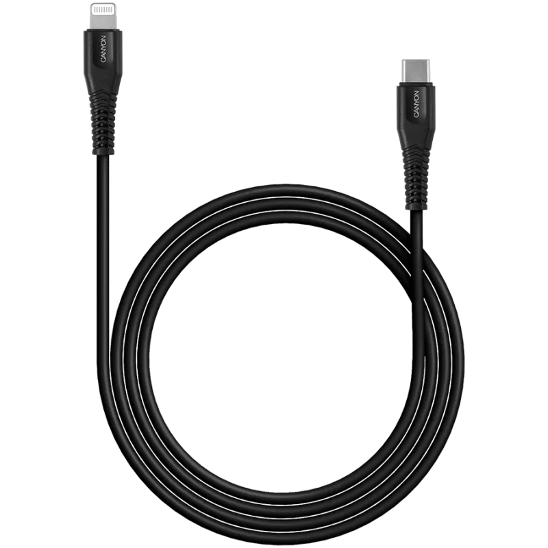 CANYON kaabel MFI-4 Type-C Lightning 1,2 m must