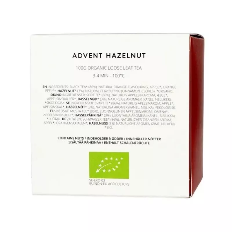 Lahtine must tee Advent Hazelnut 100g - Teministeriet