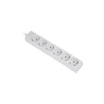 Hama 00030529 pikendusjuhe 1,4 m 6 vahelduvvoolupistikupesa Valge