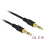 Audiojuhe 3,5 mm DeLOCK 85549 2 m Must