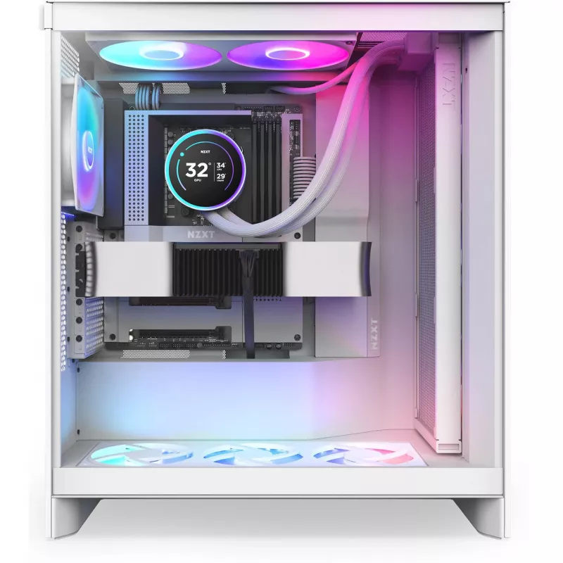 Kraken Elite 420 RGB 420 mm, vedelikjahutus, valge