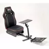 Racing cockpit Subsonic SA5681 Must Red Faux leather Mesh Metal