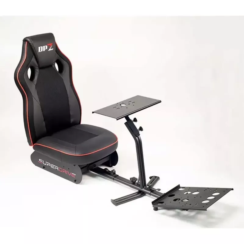Racing cockpit Subsonic SA5681 Must Red Faux leather Mesh Metal