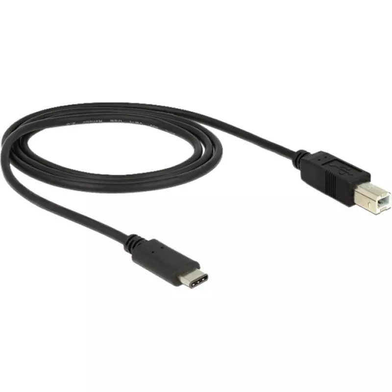 USB-kaabel DeLOCK 83601 USB 2.0 1m USB-C USB-B Must