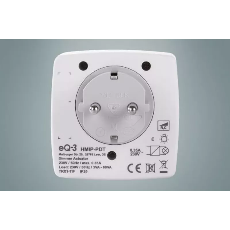 Dimmu ja lüliti eQ-3 AG HmIP-PDT väline valge