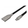 NATEC Kaabel USB-C/A 2.0 1m prati 1m must metall