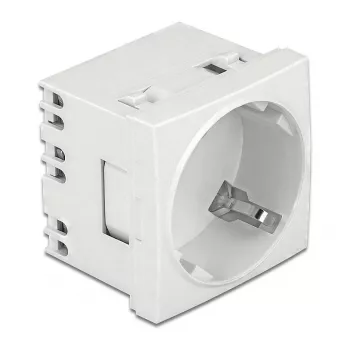 Pistikupesa CEE 7/3 DeLOCK 81425 250V 16A Valge