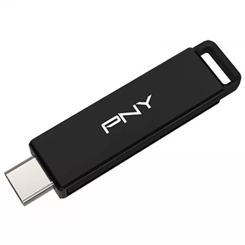 PNY Elite-X USB-mälupulk 64 GB USB Type-C 3.2 Gen 1 (3.1 Gen 1) Must (P-FDI64GELTXC-GE)