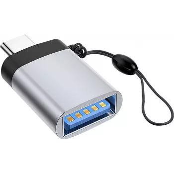 Microconnect USB3.0ACFB-KEY kaabel soovahetaja USB C USB A Must, Hõbedane