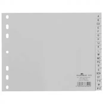 Tähestikregister Durable 6500 Hall