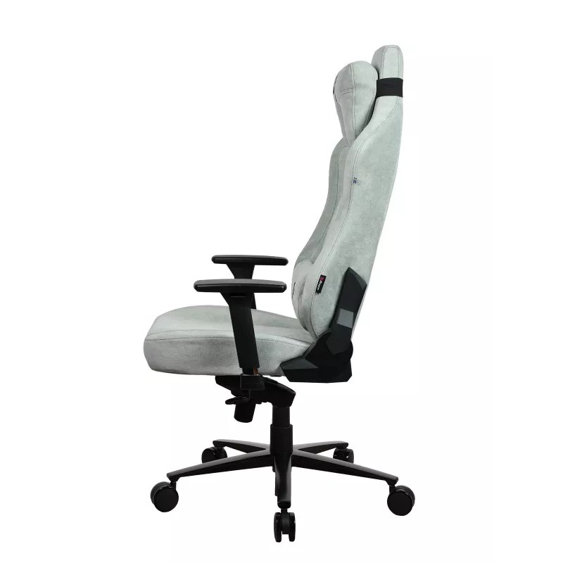 Mängutool Arozzi Vernazza SoftFabric Pearl roheline — ergonoomiline mänguiste, pehme kangas