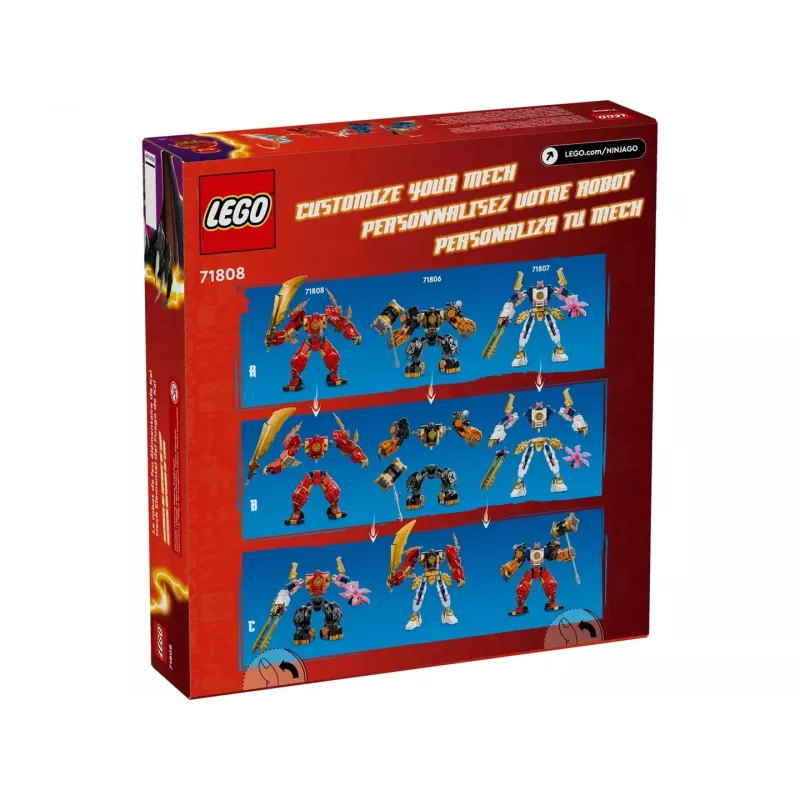 LEGO NINJAGO komplekt 71808 — 322 osa, 4 minifiguuri, kõrgus 160 mm, vanusele 7+
