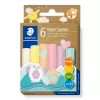 Modelleerimissavi Staedtler Noris Jumbo Pastel 842P C6 — pehme, lihtne vormida, sorteeritud pastellvärvides