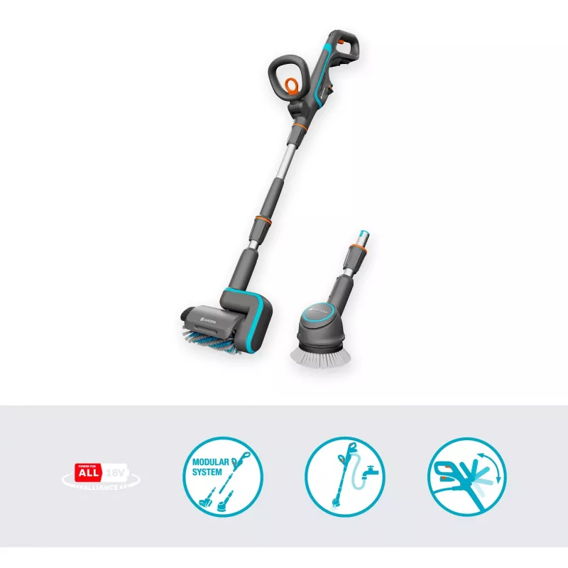 Elektriline terrassipuhasti GARDENA 14842-55 18V aku kerge disain
