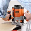 Ruuter/trimmer Must & Decker KW1200EKA-QS — kompaktne ruuter reguleeritavate sügavusseadetega, ergonoomiline disain
