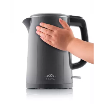 ETA Veekeetja | ETA859590020 EDITA | Elektriline | 2200 W | 1,5 L | Roostevaba teras | 360° pöörlev alus | Hall