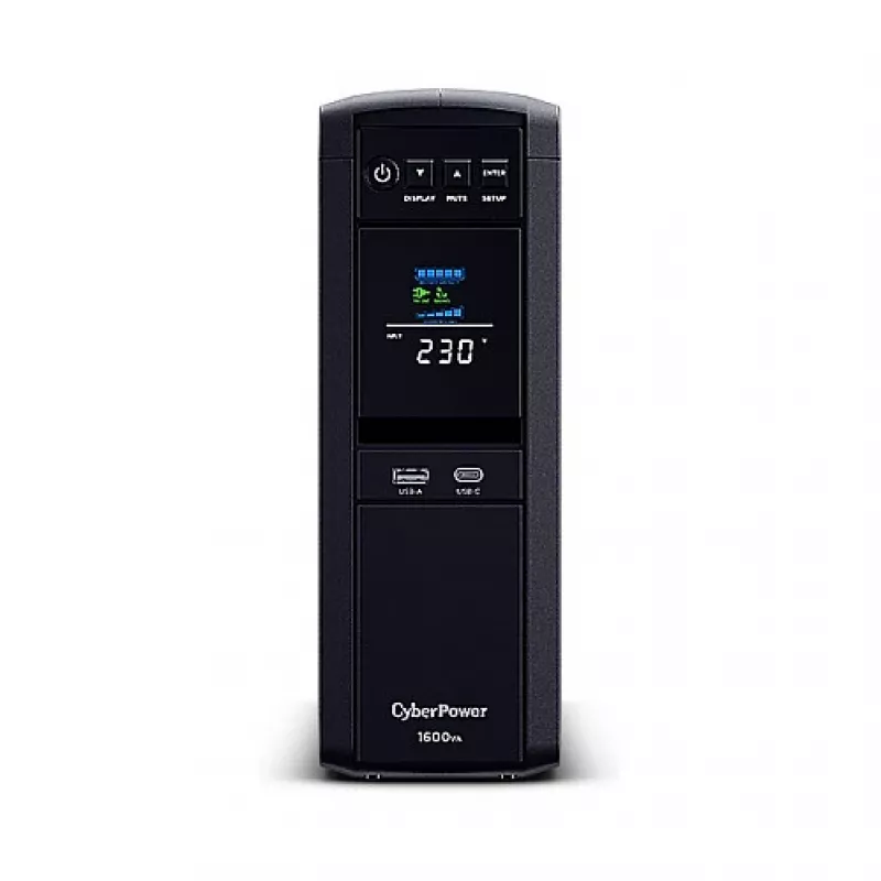 CyberPower CP1600EIPFCLCD katkematu toiteallikas (UPS) Line-Interactive 1.6 kVA 1000 W 6 vahelduvvoolupistikupesa