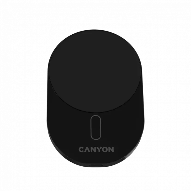 Juhtmevaba autolaadija CANYON OnGrip 105 15W Qi2 juhtmevaba must