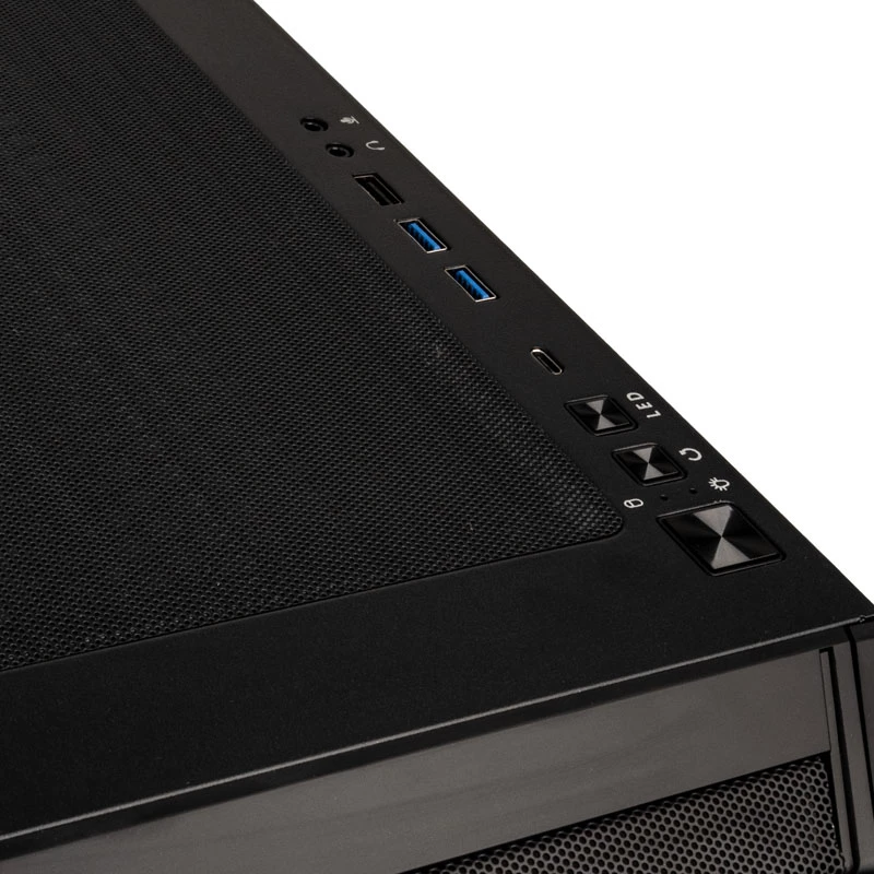 PC korpus Kolink Citadel Mesh ATX ARGB Midi-Tower – must, ATX-keskvorming