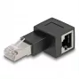 Delock - võrguadapter - RJ-45 (M) paremale nurga all RJ-45 (W) - CAT 6a