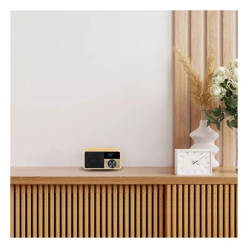 Lauaraadio Sangean DDR-7 Natural Wood FM AM Bluetooth, puidust korpus, FM/AM tuuner, Bluetooth-heli
