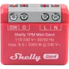 Shelly 1PM Mini Gen4 2-pack — Shelly Wi-Fi nutirelee koos võimsuse mõõtmisega, kompaktne DIN/moodul vorm