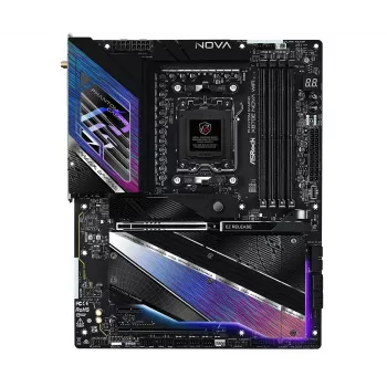 Emaplaat ASRock X870 NOVA WIFI — AMD X870, Socket AM5, ATX, 4× DIMM DDR5, 256GB, Wi‑Fi 6E, 2.5GbE
