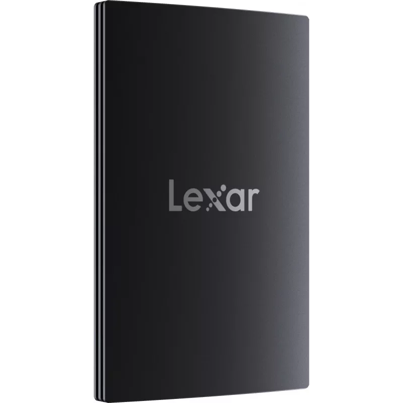 Kaasaskantav SSD Lexar SL500 1 TB — USB USB-C, USB 3.2 Gen 2x2, kuni 2000 MB/s, alumiiniumkorpus, 0,043 kg, must