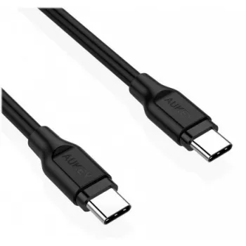 USB-C kaabel Aukey CB-CC1P 1 m, 60 W PD, USB-C – USB-C
