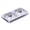 JONSBO ZB-240W 2x120mm ARGB PWM korpuse ventilaatorid - valge