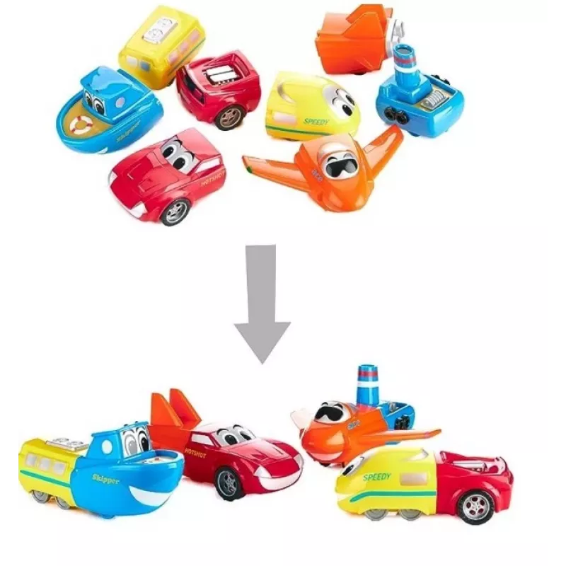 Sõidukikomplekt Popular Playthings Mix or Match Junior 1 Mitmevärviline