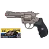 Metallist mängurevolver Pulio Police 33/0 (mudel 15533) — metallkonstruktsioon, mängumürskude tulistamine