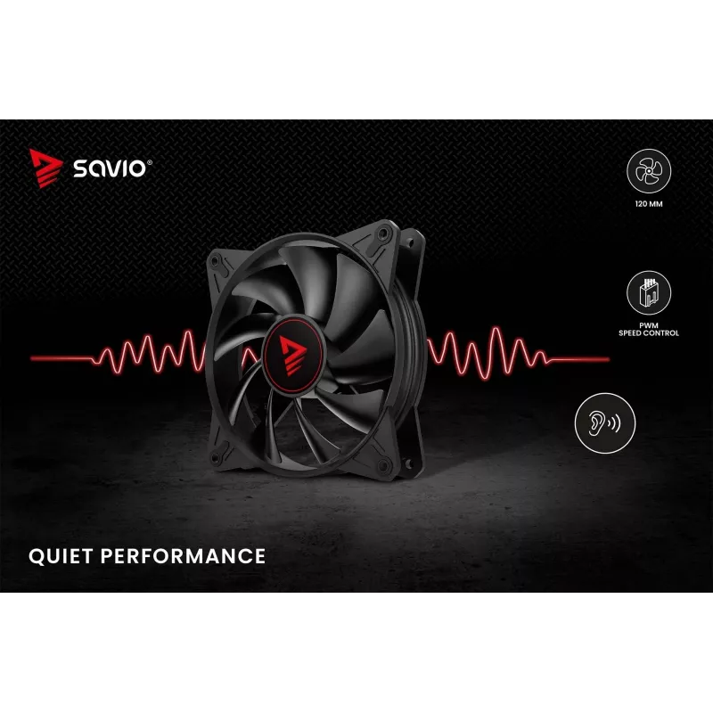 SAVIO SAVGBLADE 120mm PWM korpusventilaator