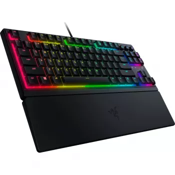 Razer Ornata V3 Tenkeyless klaviatuur mängimiseks, USB, QWERTZ, saksa, must