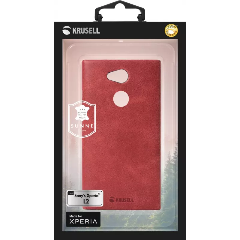 Cover Krusell SUNNE Sony Xperia L2 14 cm (5.5 tolli) Punane