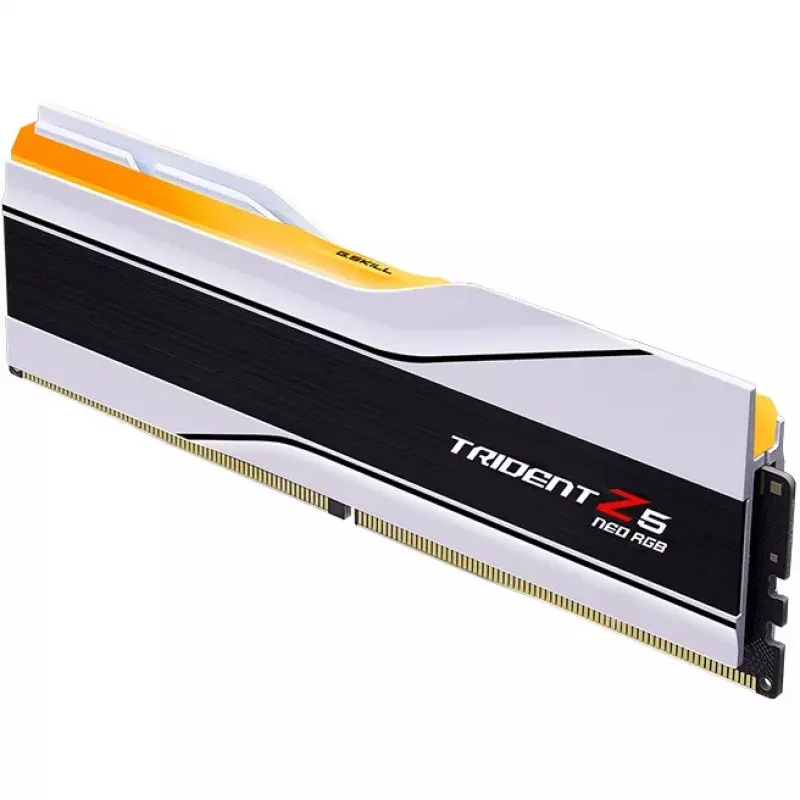 DIMM 32 GB DDR5-6400 (2x 16 GB) Dual-Kit, Arbeitsspeicher weiß, F5-6400J3239G16GX2-TZ5NRW, Trident Z5 NEO RGB, AMD EXPO