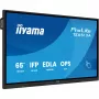 iiyama TE6513A-B1AG Signage Display Interaktiivne lameekraan 163,8 cm (64,5 tolli) Wi-Fi 500 cd/m² 4K Ultra HD Must Puuteekraan Sisseehitatud protsessor Android 18/7