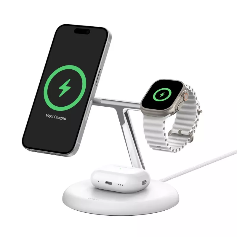 Belkin WIZ023VFBK mobiilseadme laadija Kõrvaklapid, Nutitelefon, Nutikell Must USB Juhtmevaba laadimine Siseruumides