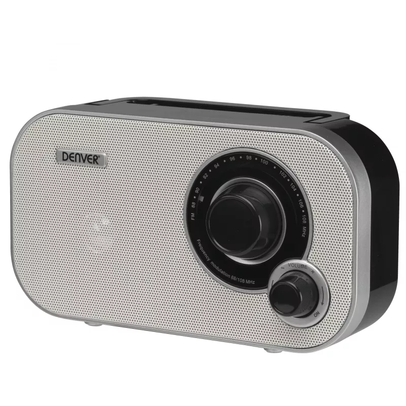 DENVER TR-51WHITE privaatraadio must valge