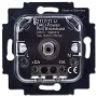 Sisseehitatud pöörlev valgusregulaator Busch-Jaeger 2117/11 U, 230 V AC, 50–60 Hz, must