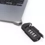Compulocks Ledge adapter MacBook Air 15 tolli M2 M3 kombinatsioonlukuga kaablilukule, hõbedane