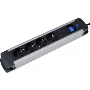Pikendusjuhe AS Schwabe 18364 — liigpingekaitse, 6 pistikupesa, 2500 W