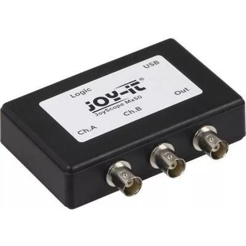 Joy-it digitaalostsilloskoop JT-ScopeMega50 48 MHz 2 kanalit, 16 kanalit 8 bitti (JT-ScopeMega50)